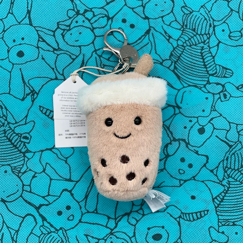 Marshmallow Plush Toy, Small Cherry Charm, Little Turtle Plush Toy, Croissant, Little Penguin JC Bag Charm