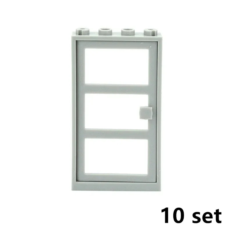 MOC City Friends House Parts Fence Stairs Ladder Gate Building Blocks Door Window Figures Garden Leduo DIY Accessories Bricks