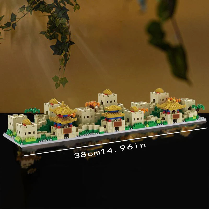 2453 Pieces of Great Wall Three-In-One DIY Model Building Blocks, Creative Educational Building Blocks Designed for Young People and Adults, Birthday Gift